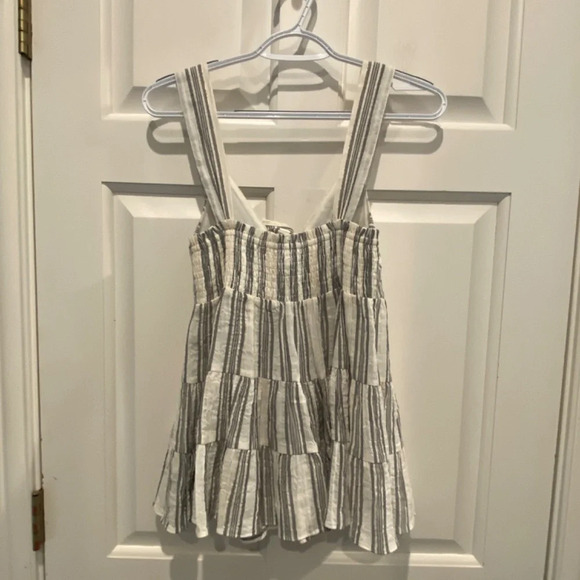 La Vie Rebecca Taylor Tank Top Tunic Tie Front 16706 - Picture 5 of 10